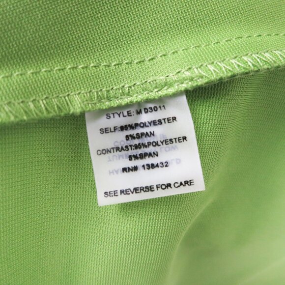 Adorable Lime Green Mod '60s Style Dress with Petal Collar by Fervour Size M - Picture 11 of 14